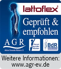 AGR Gütesiegel für Lattoflex Produkte