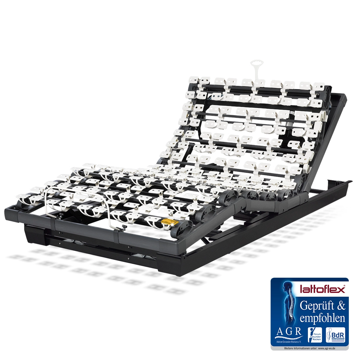 Lattoflex 292 und 293-S und 293-U und 294-US Rahmen Lattoflex 292 und 293-S und 293-U und 294-US Rahmen mit AGR ev Guetesiegel.